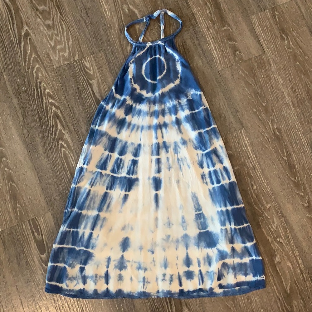 American Eagle halter tie dye dress